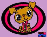 Dibujo Perrito Littlest Pet Shop pintado por iliana-fox