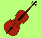 Dibujo Violín pintado por violin