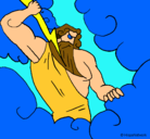 Dibujo Dios Zeus pintado por aiteba