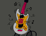 Dibujo Guitarra eléctrica pintado por tomimimimimm