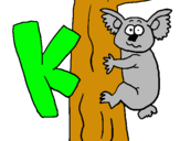 Dibujo Koala pintado por benatca