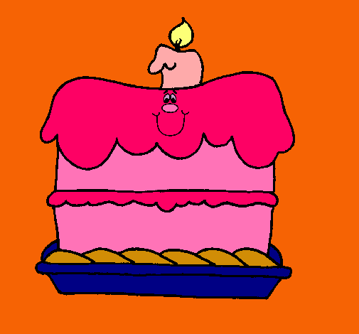 Pastel de cumpleaños