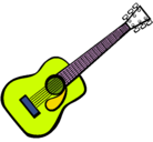 Dibujo Guitarra española II pintado por gffdt