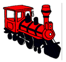 Dibujo Tren pintado por jkkjkij