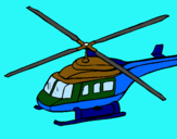 Dibujo Helicóptero  pintado por ingridnitzye