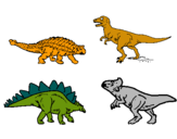 Dibujo Dinosaurios de tierra pintado por galbert