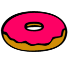 Dibujo Donuts pintado por dona