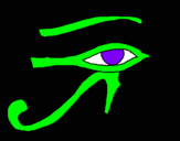 Dibujo Ojo Horus pintado por tutrjkkglfif