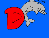 Dibujo Delfín pintado por alexa4