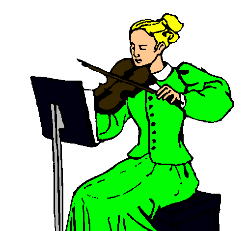 Dama violinista