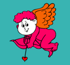 Dibujo Cupido pintado por braxzy