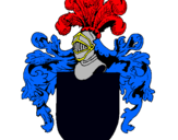 Dibujo Escudo de armas y casco pintado por qkjwhjdaz