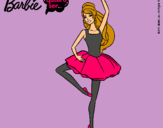 Dibujo Barbie bailarina de ballet pintado por yasshelly