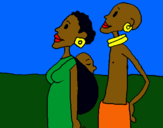 Dibujo Familia de Zanmbia pintado por james122