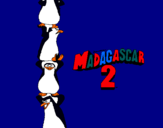 Dibujo Madagascar 2 Pingüinos pintado por tory