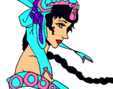 Dibujo Princesa china pintado por koyu2