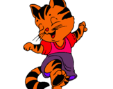 Dibujo Gatita pintado por tigresa-gata