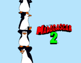 Dibujo Madagascar 2 Pingüinos pintado por JDMV