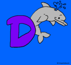 Dibujo Delfín pintado por beti