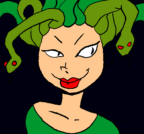 Mujer medusa