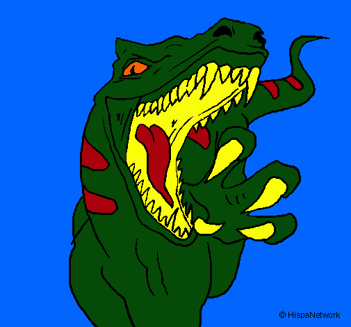 Dibujo Velociraptor II pintado por james122