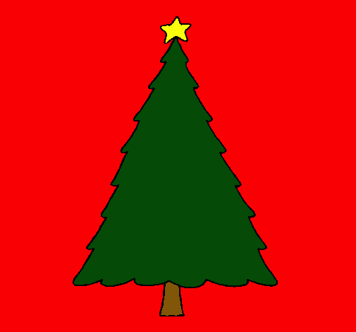 Árbol con estrella