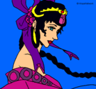 Dibujo Princesa china pintado por natlya