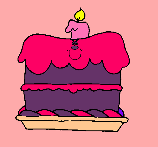 Pastel de cumpleaños