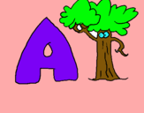 Dibujo Árbol pintado por aaaaaaaaaaaa