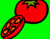 Dibujo Tomate pintado por javisnay