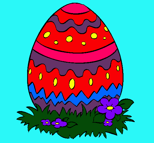 Dibujo Huevo de pascua 2 pintado por karla_