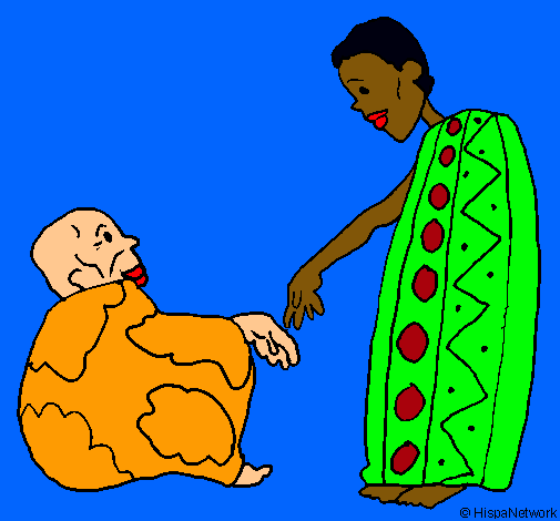 Dibujo Dos africanos pintado por james122