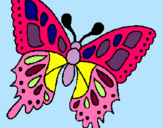 Dibujo Mariposa pintado por rocio2001