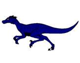 Dibujo Velociraptor pintado por DROMEOSAURIO