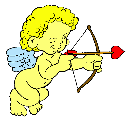 Cupido apuntando con la flecha