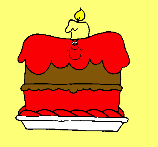 Pastel de cumpleaños