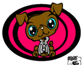 Dibujo Perrito Littlest Pet Shop pintado por itzelithap