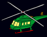 Dibujo Helicóptero  pintado por kkii