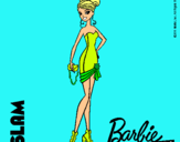 Dibujo Barbie Fashionista 5 pintado por glam