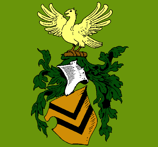 Escudo de armas y aguila 