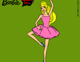 Dibujo Barbie bailarina de ballet pintado por CCCC