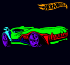 Dibujo Hot Wheels 3 pintado por kitto