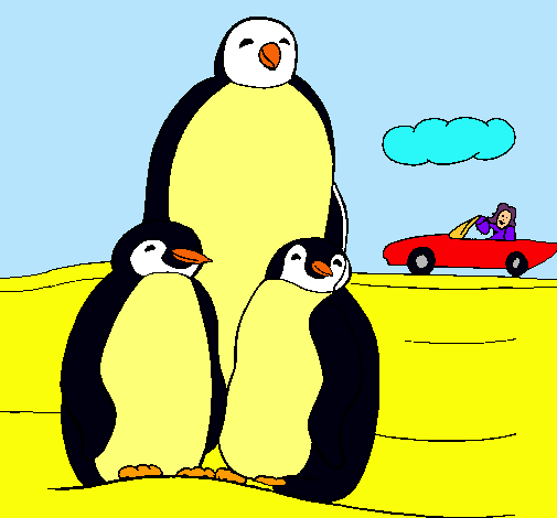 Familia pingüino