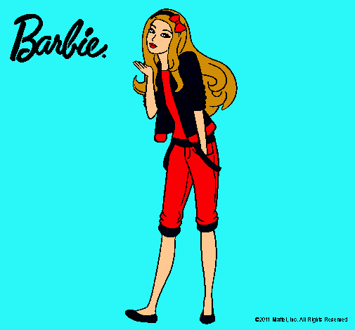 Barbie con look casual