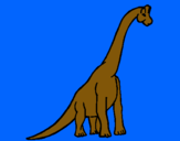 Dibujo Braquiosaurio pintado por maryjobel