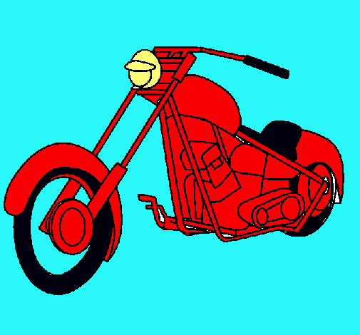 Dibujo Moto pintado por zhamaka