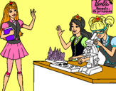 Dibujo Barbie en el laboratio pintado por Infiltradas