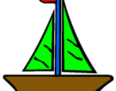 Dibujo Barco velero pintado por michlinda