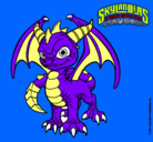 Dibujo Spyro pintado por karina1204