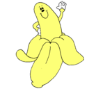 Dibujo Banana pintado por snoppy